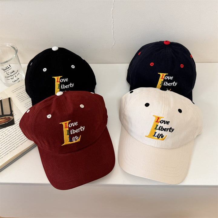Kvinne Bomull Justerbar Brodert Baseball Cap Skanto