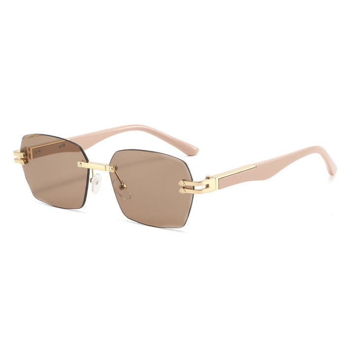 Men's Elegant Square Sunglasses with Wooden Temples Skanto