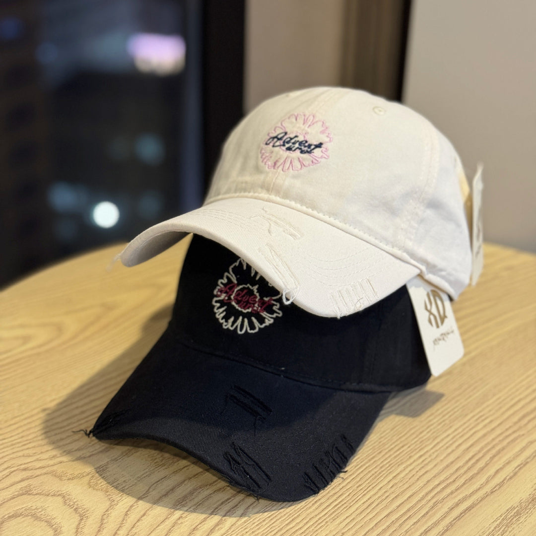 Unisex Brodert Blomster Design Baseball Cap Skanto