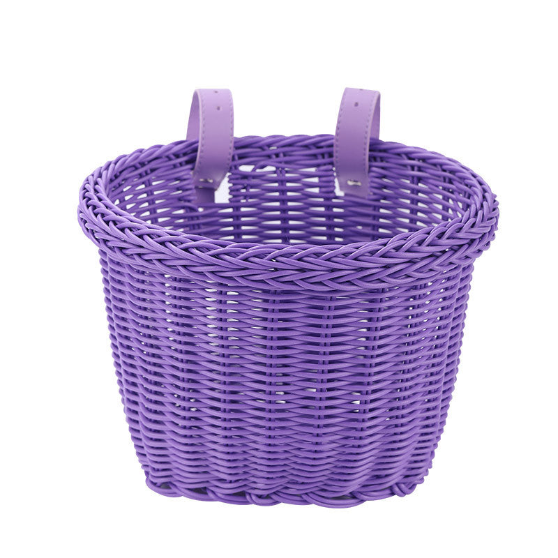 Damer Håndlaget Kurv med fargerikt Design Skanto
