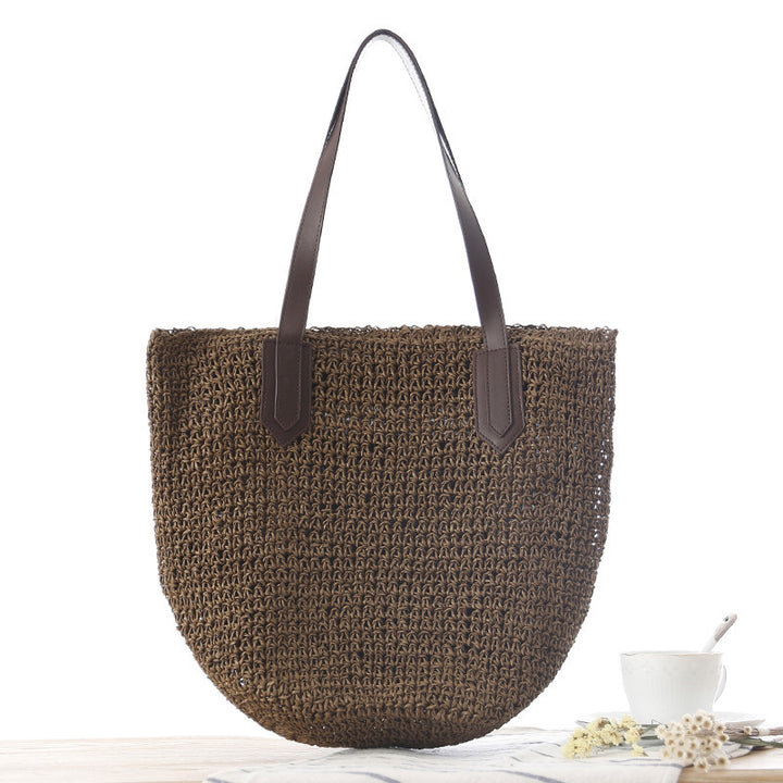 Strandveske med moderne makramee-design Skanto