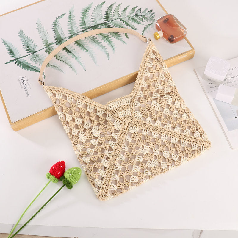 Håndlaget Makramee Crossbody Bag Skanto