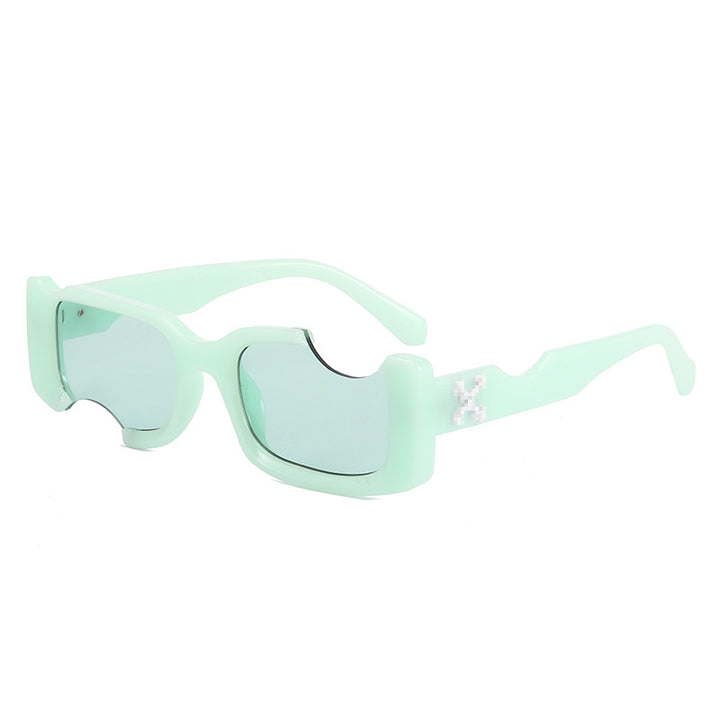 Dame eksklusiv moderne solbrille med futuristisk design Skanto