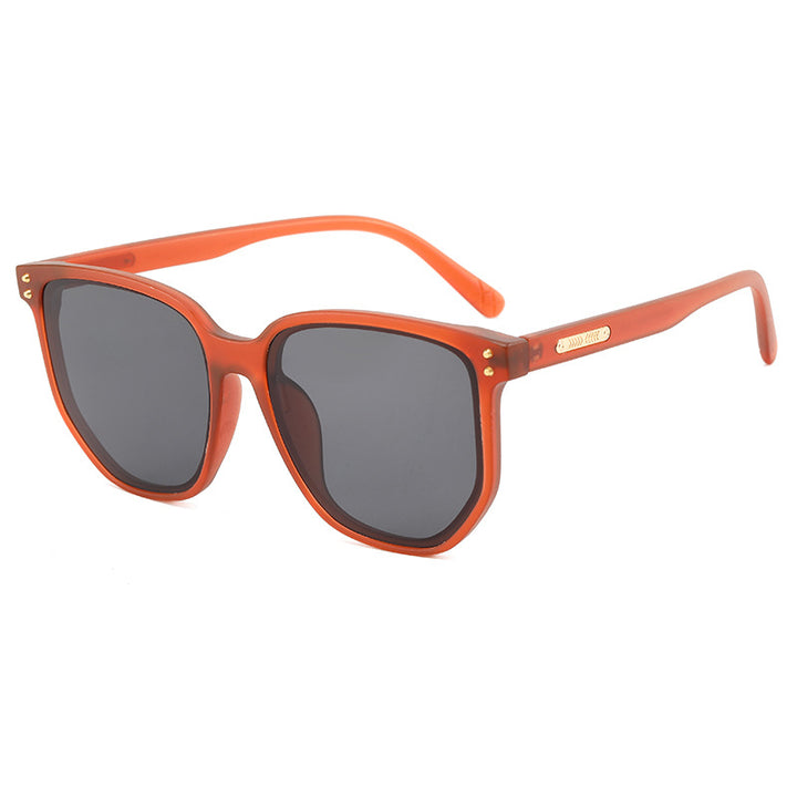 Dame moteriktig oversized solbrille med robust plastramme Skanto