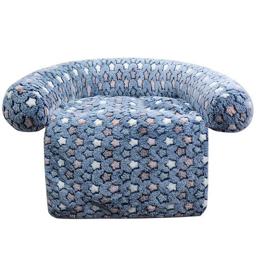 Plush Star Mønstrede Lounge Stol Hundeseng