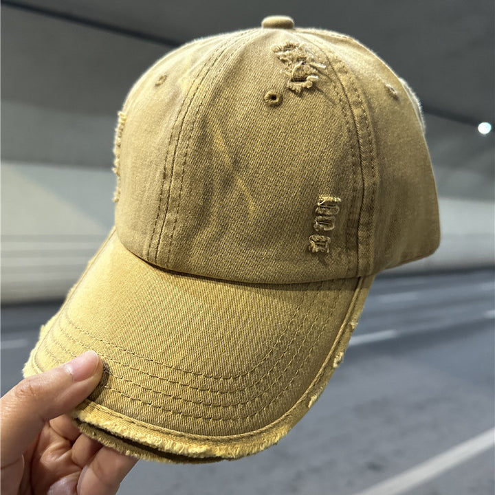 Kvinnens slitt denim baseball cap Skanto 1784084028