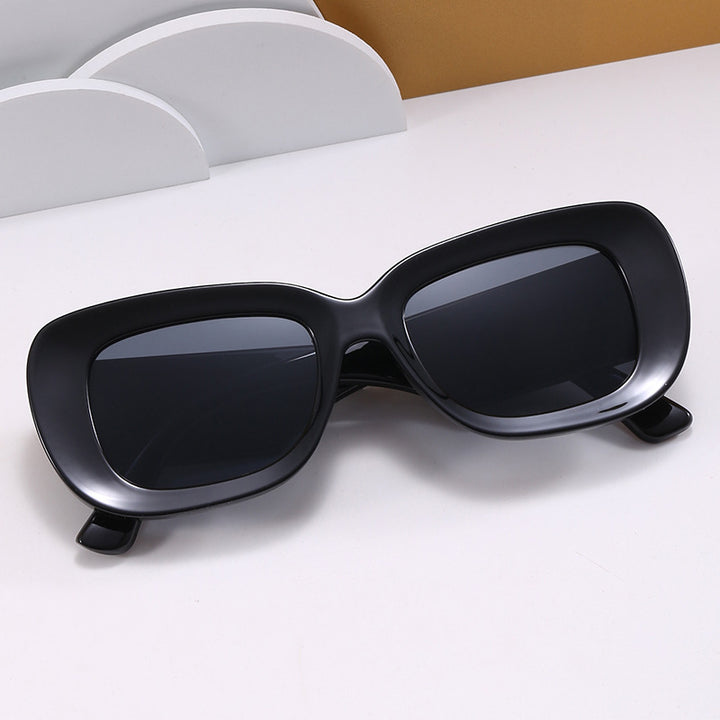 Dame oversized plast solbriller Skanto
