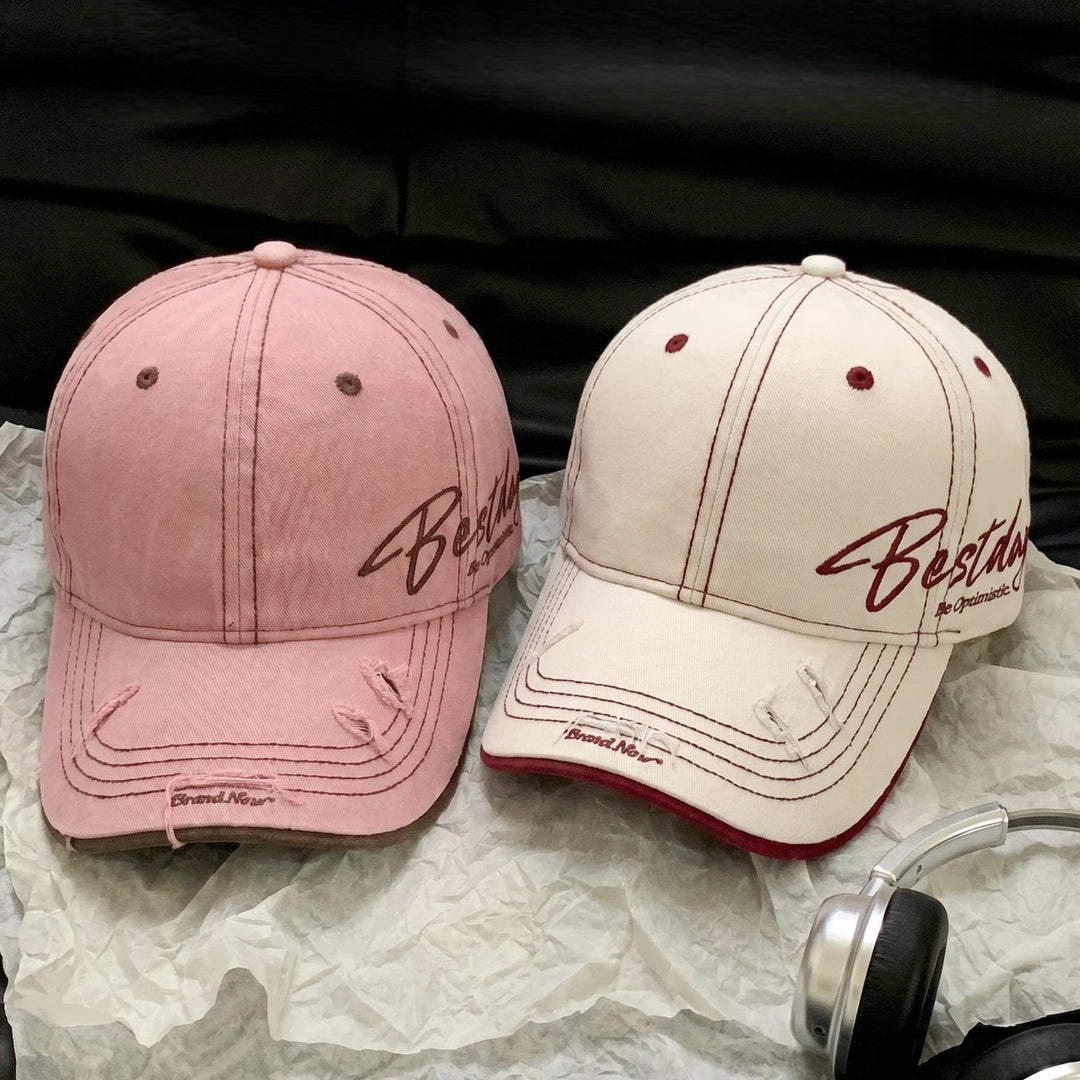 Herre Slitt Casual Bomulls Baseball Caps Skanto