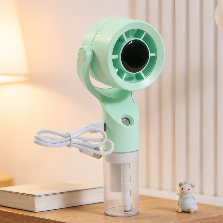 Dame Bærbar spray-håndvifte med USB-ladefunksjon og ergonomisk design Skanto
