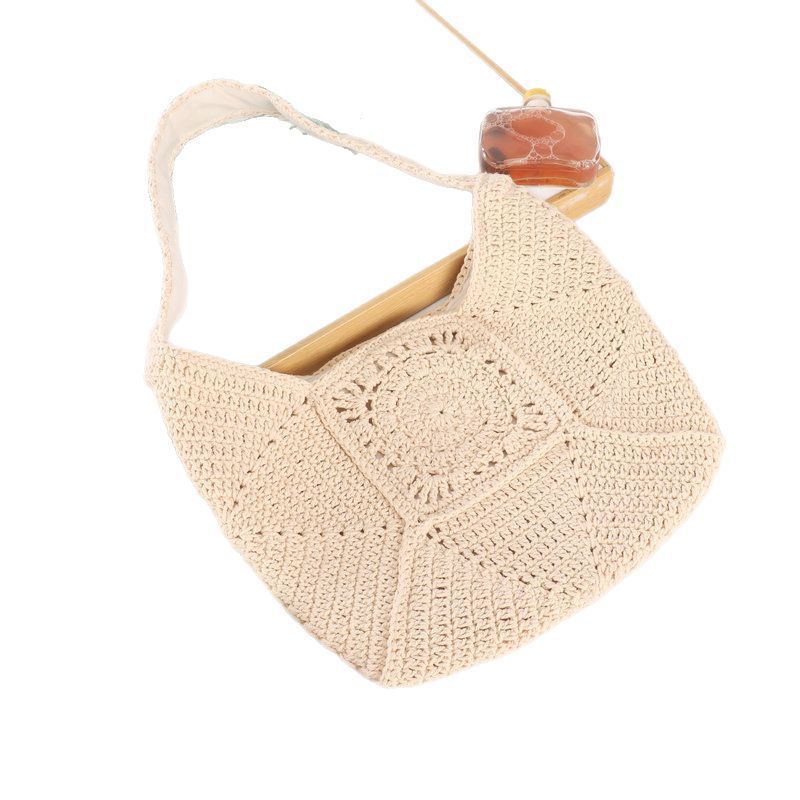 Håndlaget Makramee Crossbody Bag Skanto