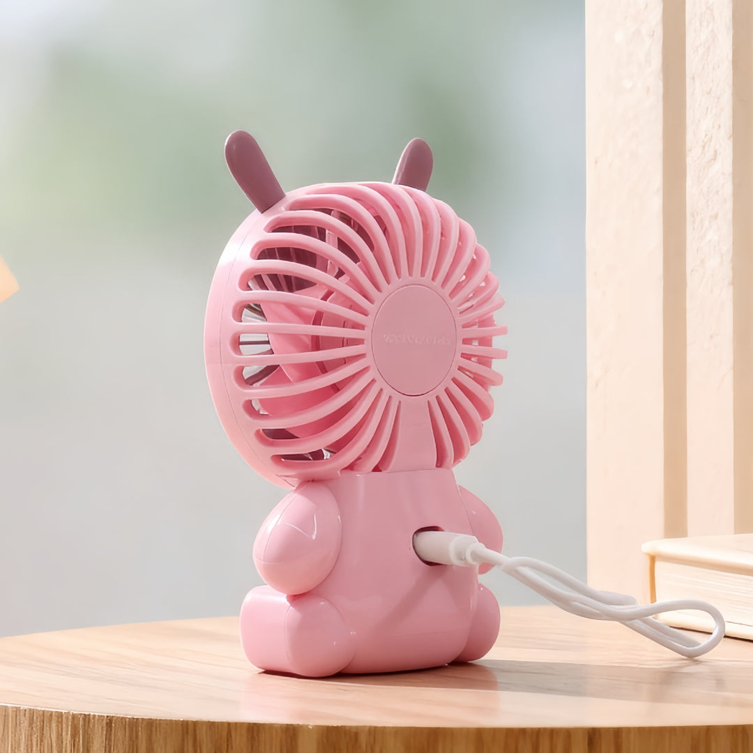 Dame bærbar Mini-vifte med dyredesign Skanto
