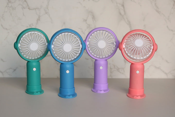 Unisex Bærbar Mini-vifteen med ergonomisk design og dyreører Skanto