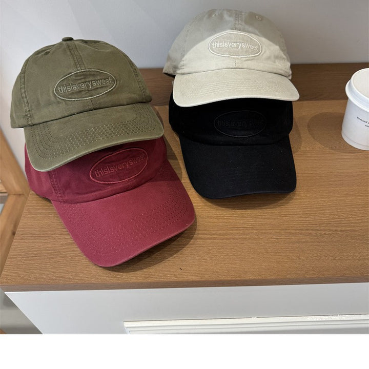 Herre Casual Slitt Bomull Baseball Caps Skanto
