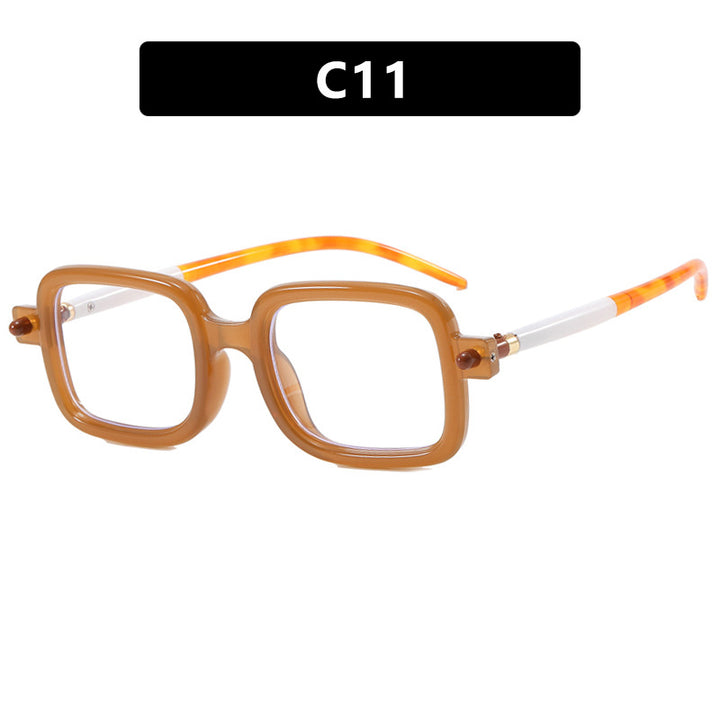 Dame kvadratisk solbrille med iøynefallende og moderne design Skanto