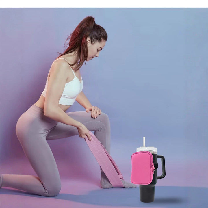 Unisex koppholder med praktisk lomme Skanto