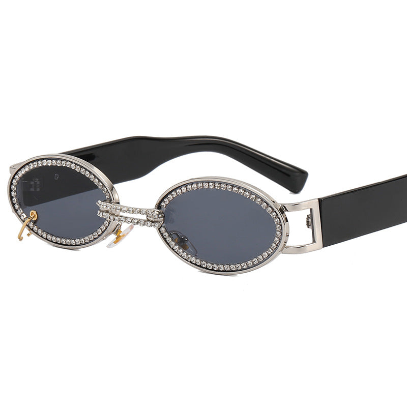Damer ekstravagant moderne solbriller med rhinestones ramme Skanto