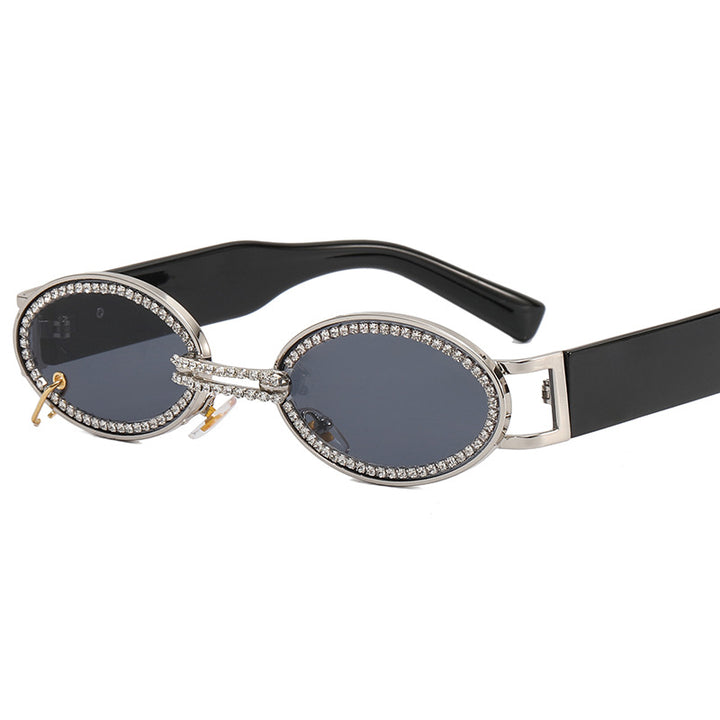 Damer ekstravagant moderne solbriller med rhinestones ramme Skanto