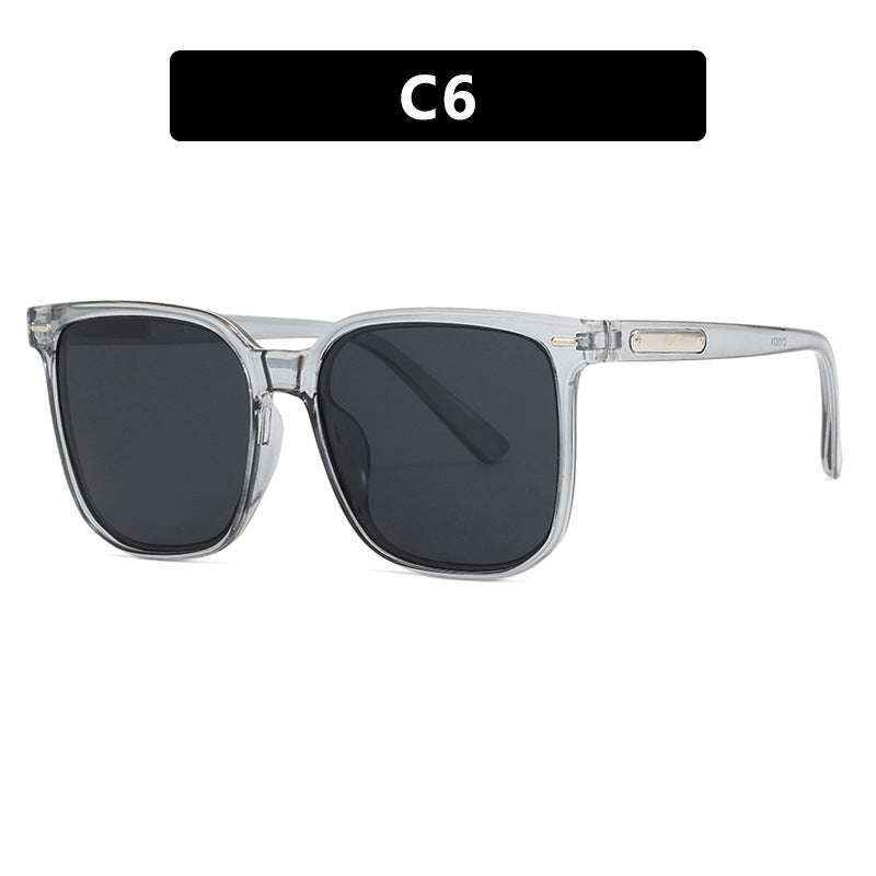 Dame firkantet solbrille med robust ramme og polarisert glass Skanto