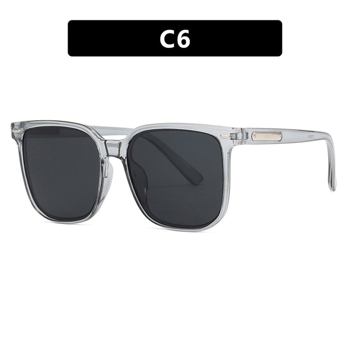 Dame firkantet solbrille med robust ramme og polarisert glass Skanto