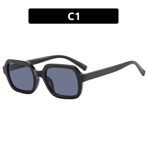 Dame kvadratisk solbrille i elegant design Skanto