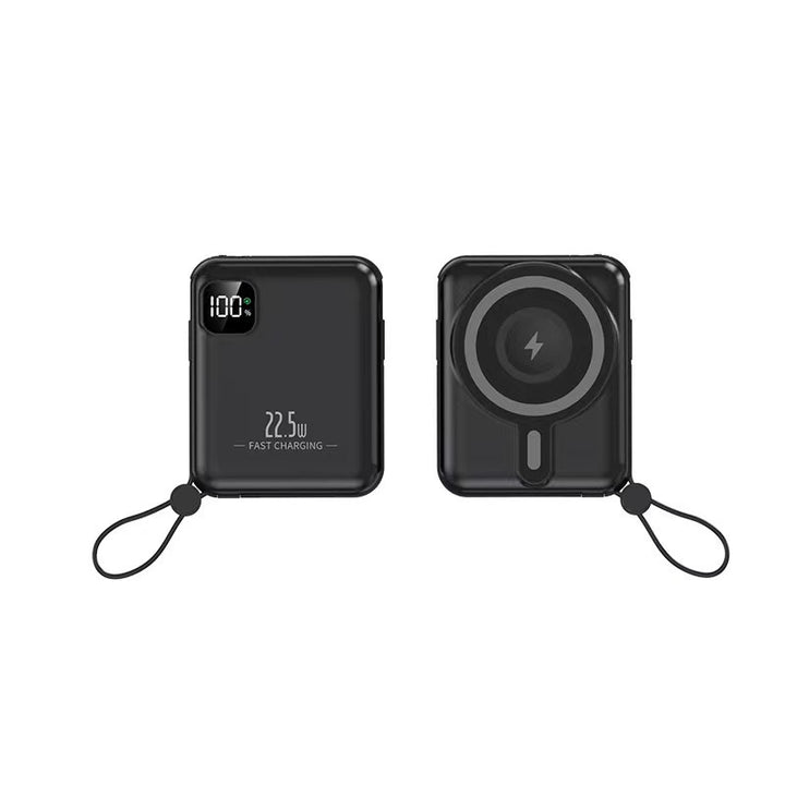 Magnetisk powerbank med høghastighets ladeteknologi Skanto