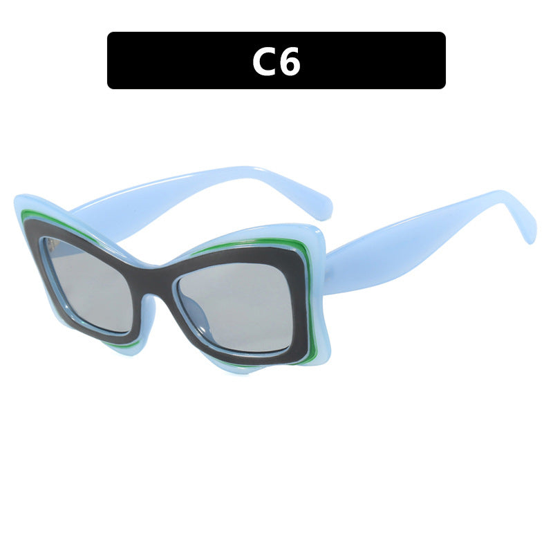 Dame oversized solbrille i ekstravagant design Skanto
