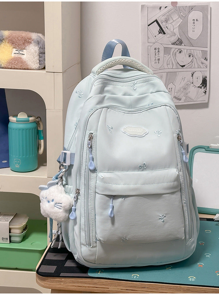 Brodert Multi-Romskompartments Fritids Skole Ryggsekk