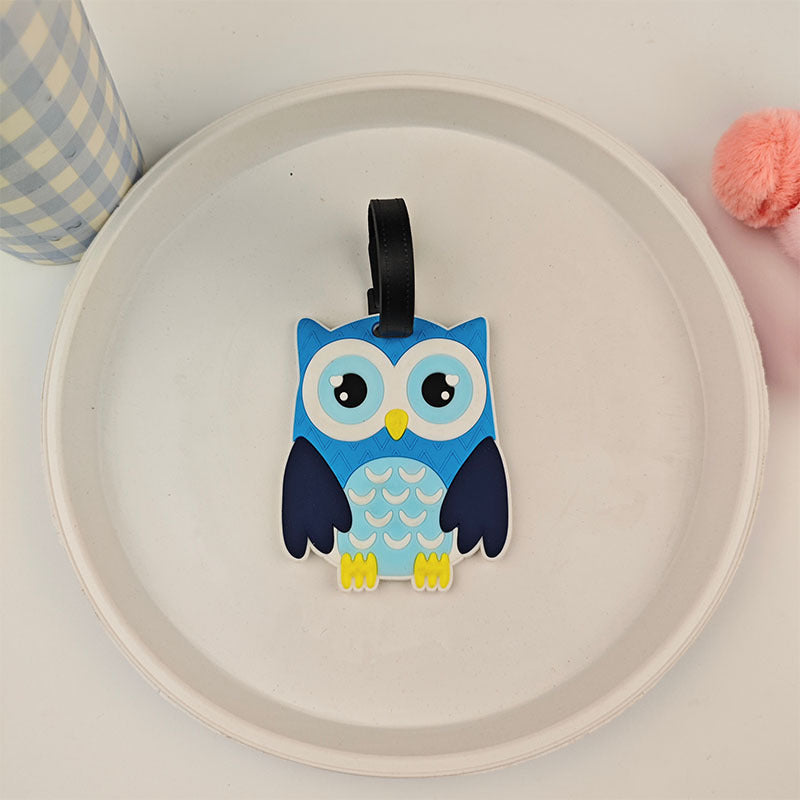 Unisex Lekfull Ugle Bagasjelapp Skanto