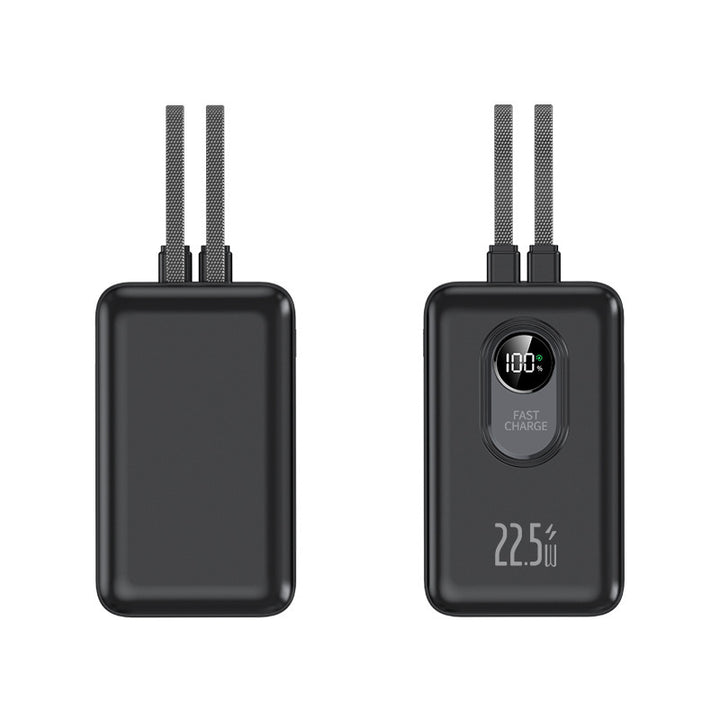 Bærbar Powerbank med hurtiglader og digital skjerm Skanto