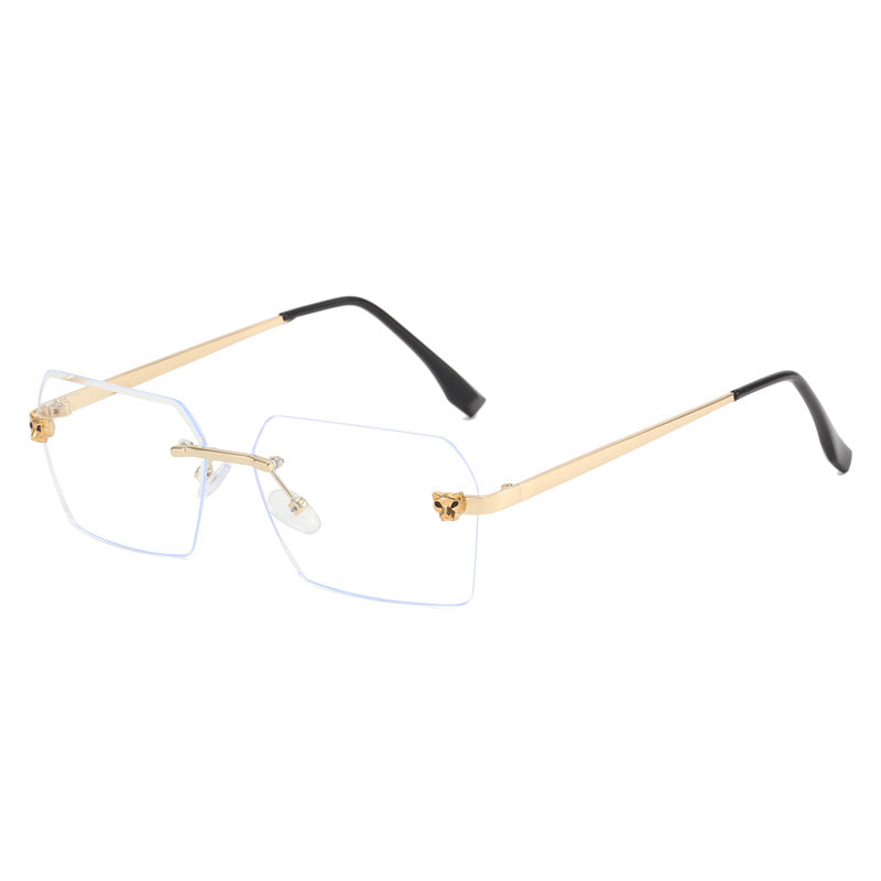 Damer moterik firkantet solbrille med elegant metallramme Skanto