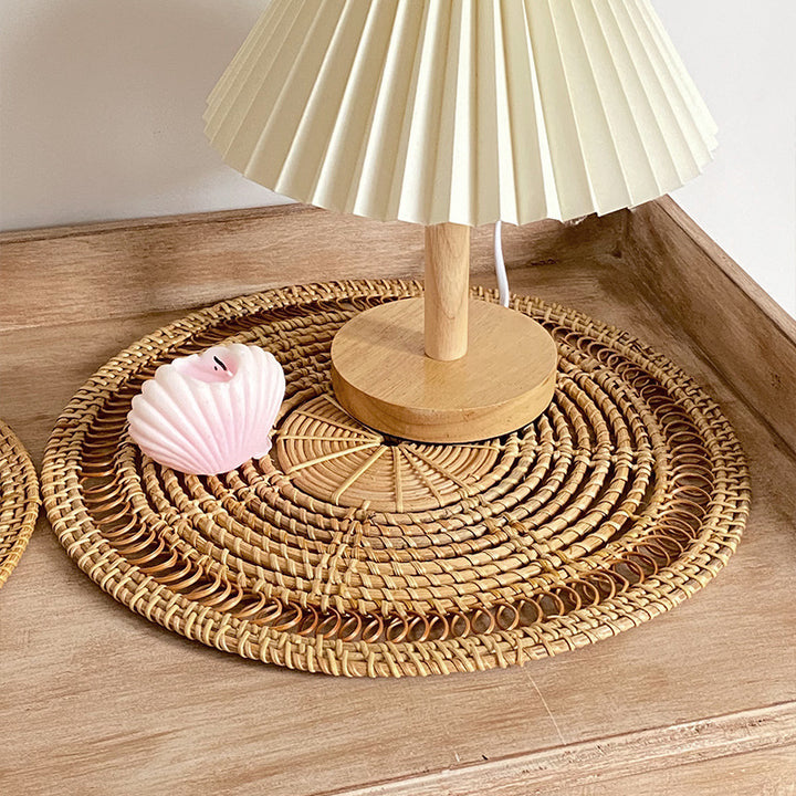 Dame Elegant håndvevd rattanunderlag Skanto