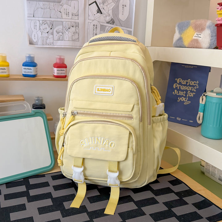 Multi-lomme Casual Skole Rygsekk