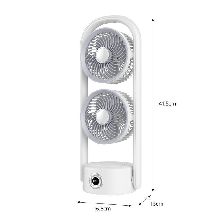Men's Dual-Head Portable Cooling Fan Skanto