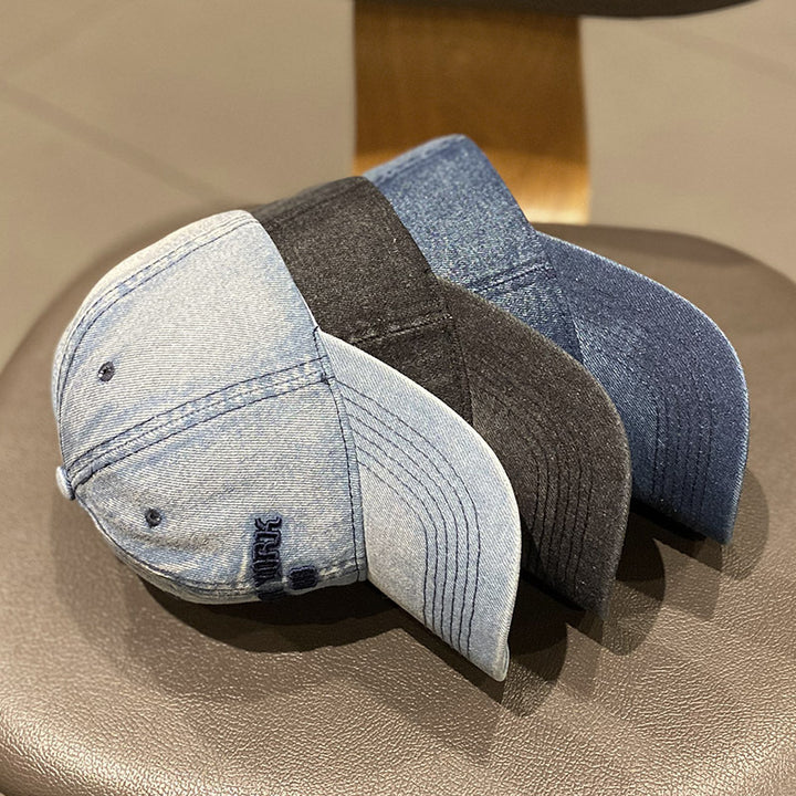 Herre Slitt Denim Stil Baseball Caps Skanto