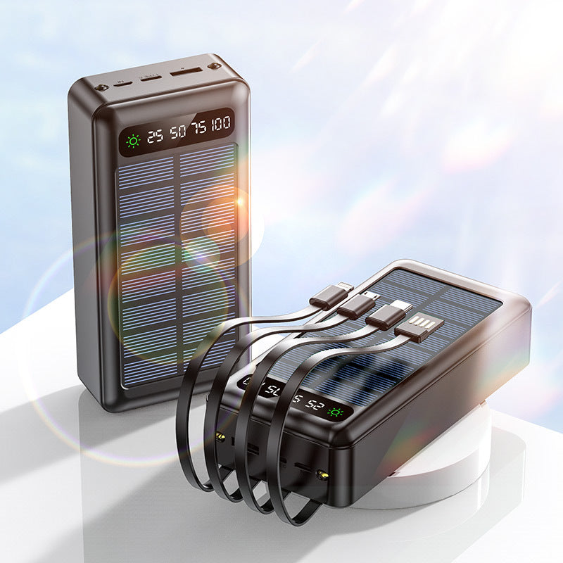 Solar-Powerbank med flere hurtigladingsfunksjoner Skanto