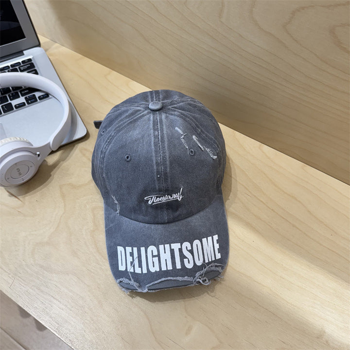 Herre Slitt Casual Bomull Caps Skanto
