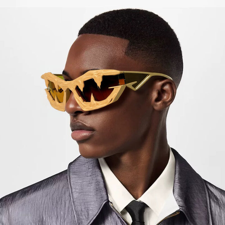 Dame futuristisk sports solbrille Skanto