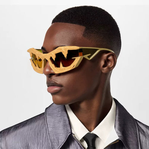 Dame futuristisk sports solbrille Skanto