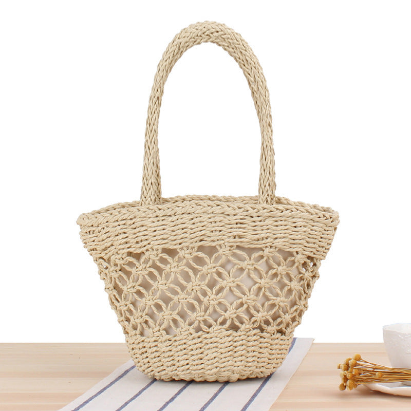 Basket bag with unique handmade design Skanto