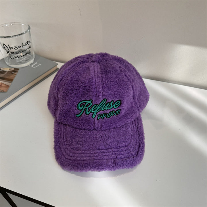 Kvinnenes Fuzzy Teksturerte Baseball Cap Skanto