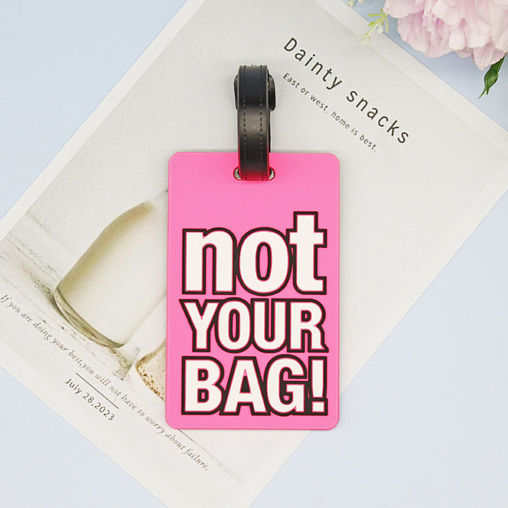 Unisex Bagasjelapp med humoristisk design Skanto