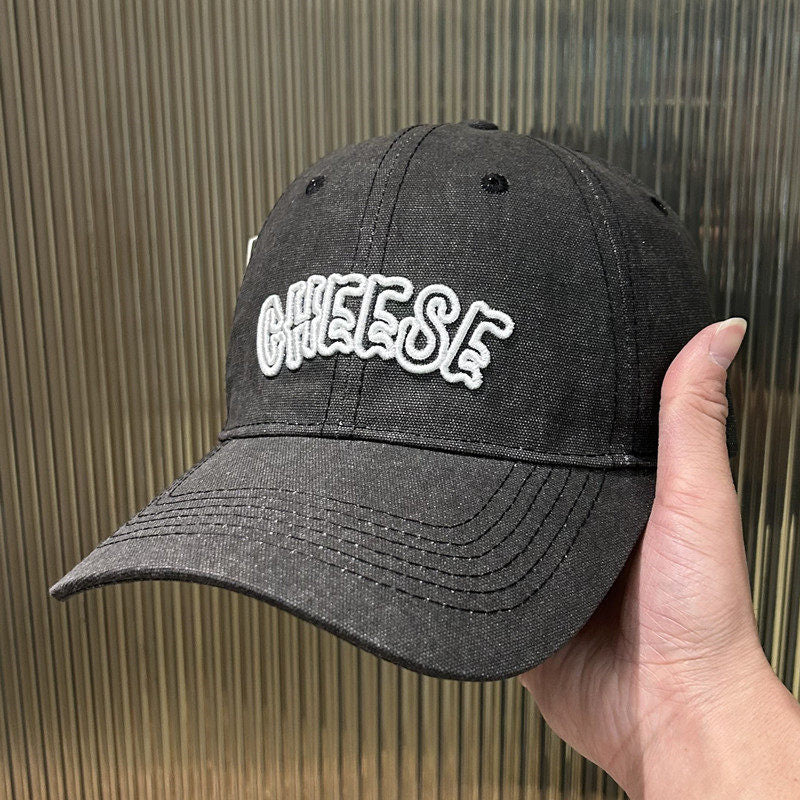 Unisex Brodert Bomull Twill Caps Skanto