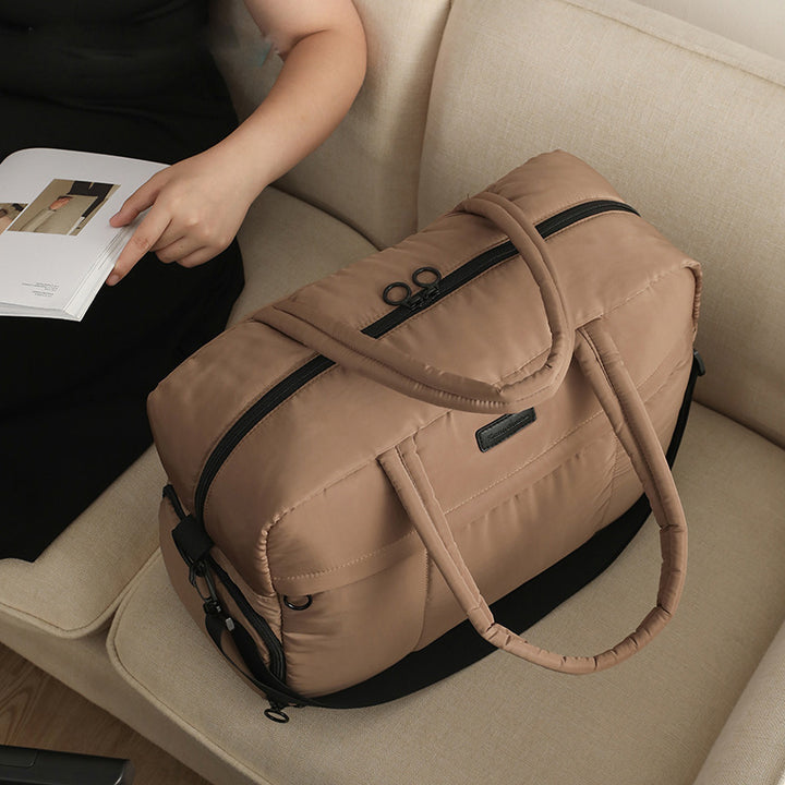 Dames elegant tote bag med avtakbar skulderveske Skanto