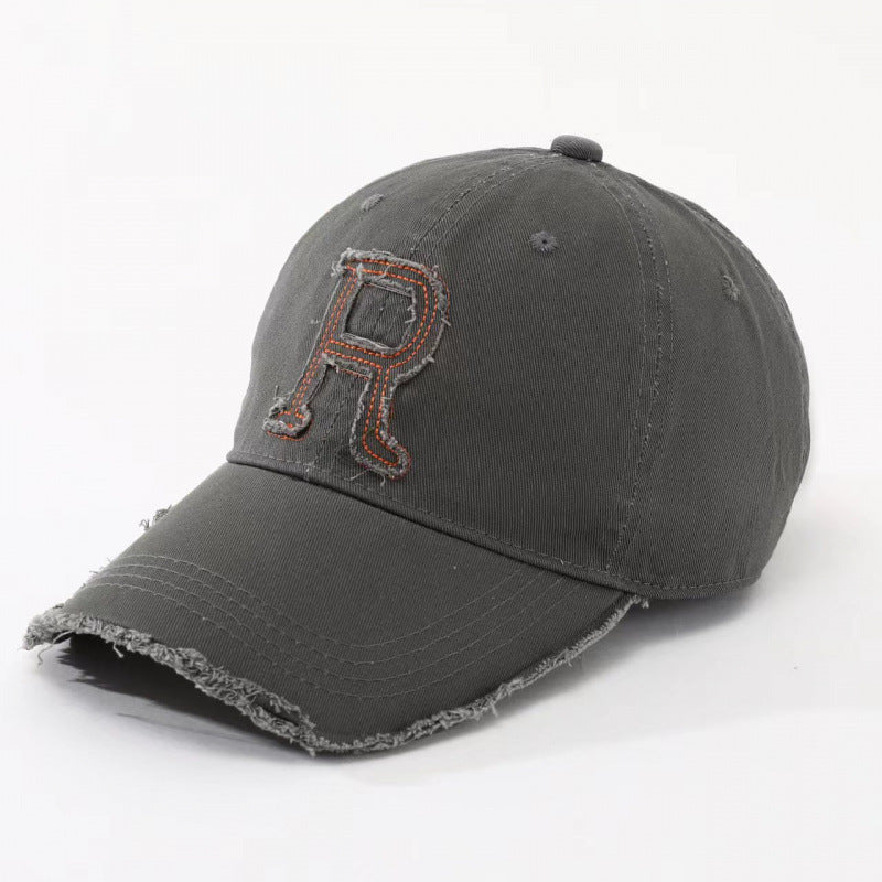 Kvinnenes Slitt Brodert Baseball Cap Skanto