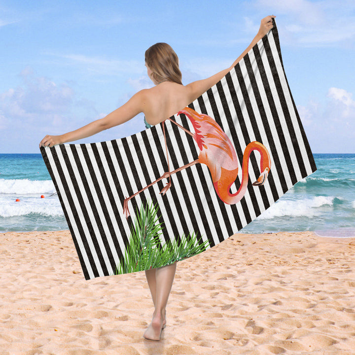 Strandhåndkle med kreativt hjerte-design Skanto