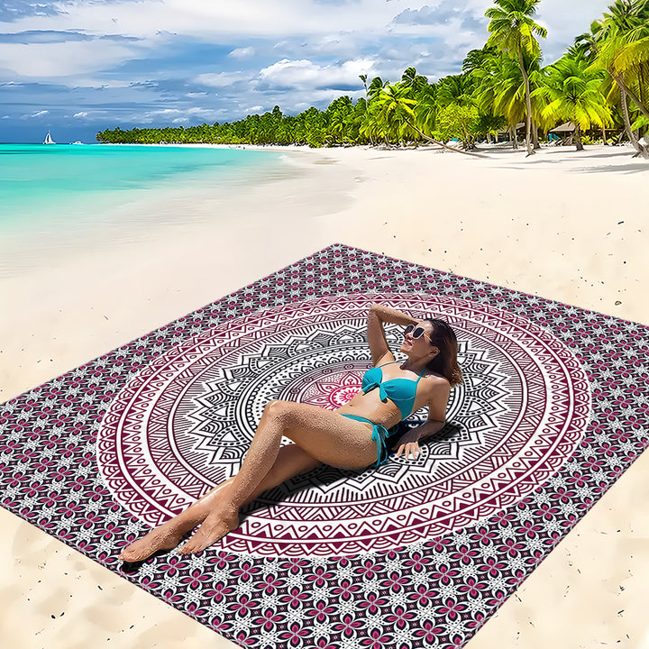 Mandala Design Strandmat Skanto