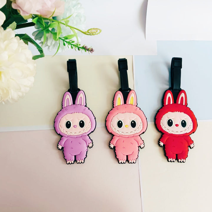 Unisex Cute Cartoon Rabbit Luggage Tag Skanto