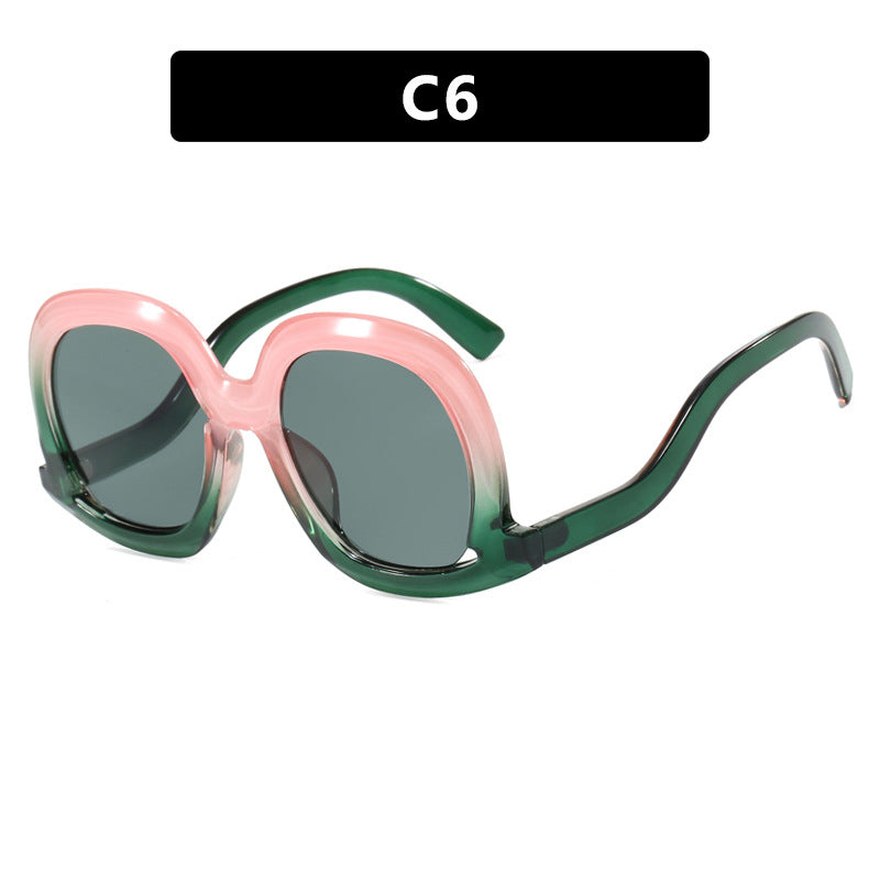 Dame oversized solbrille med moderne design Skanto