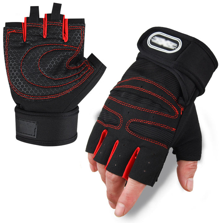 Herre treningshansker med ergonomisk gelpute Skanto
