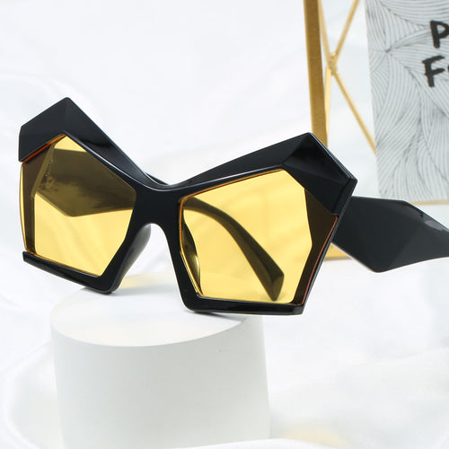 Dame geometrisk designerbrille Skanto